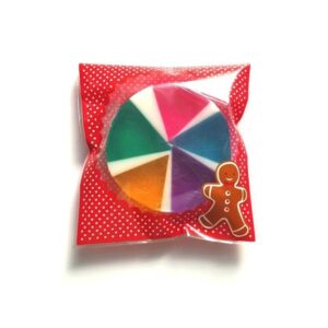 Selbstklebende Folientüte Lebkuchenmann, 4-er Set