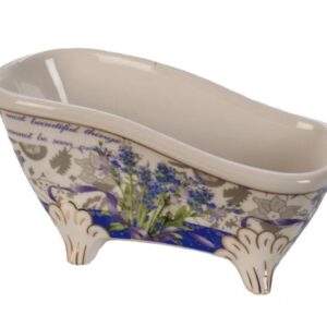 Seifenschale Badewanne Lavendelmotiv