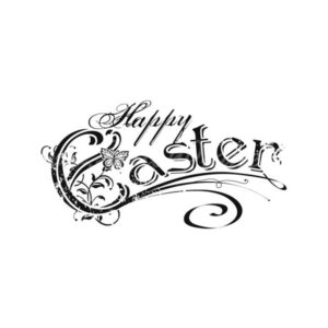 Silikonstempel Happy Easter