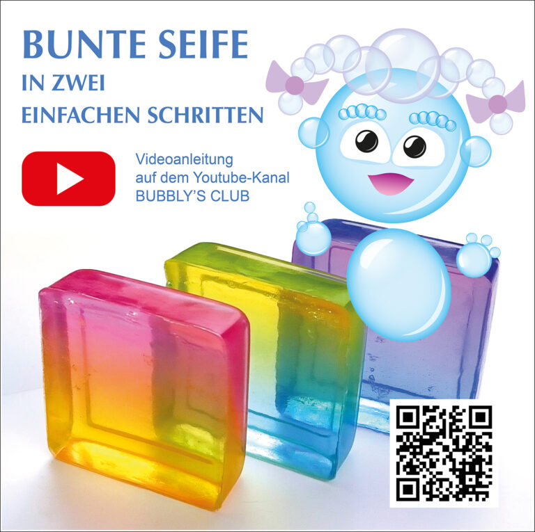 Bunte Seifen in zwei einfachen Schritten