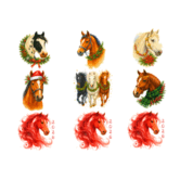 Wunderpapier Pferdemotive