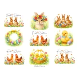 Wunder Papier bunte Ostern